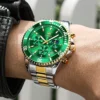 OLEVS Top Brand Men's Watches Pilot Style Trend Fashion Original Wristwatch for Man Waterproof Luminous Moon Phase Chronograph - Image 4