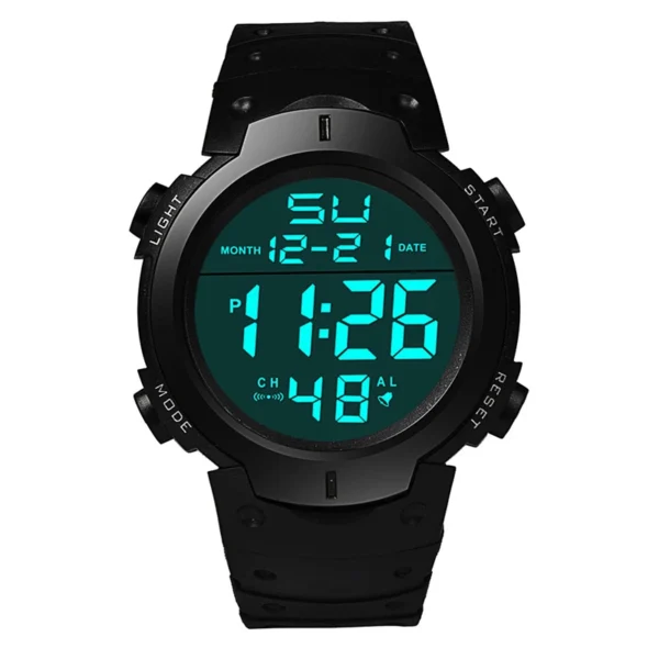 Men Sport LED Watches Top Brand Men Digital Clock Multi-Functional Rubber Man Fitnes Athlete Timekeeping Electronic Watch Reloj - Image 2