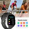 Smart watch, wireless calling/dial, multi-Sport mode, calling reminder and rejection, SMS reminder, for iPhone/Andriod - Image 5
