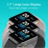 UMIDIGI Uwatch 5S Bluetooth Smart Watch 1.7" 5ATM Waterproof SmartWatch Fitness Heart Rate Blood Oxygen Monitor for Android iOS - Image 3