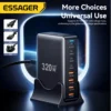 Essager 320W GaN Charger 8Port USB Type C Desktop Charging Station PD 100W Fast Charging For iPhone 16 15 14 iPad MacBook Laptop - Image 3