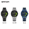 Fashion Men Watch Luxury 360 Rotating Car Wheel Dial Sports Quartz Watch Casual Leather Waterproof Wristwatch Relogio Masculino - Image 5