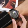 UTHAI BK149 Antique Bronze Colorful Skull Head Retro Men's Watch Casual Fashion Cool Calendar Waterproof Quartz Watch - Image 4