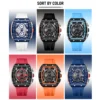 CURREN Top Brand Men's Watches Luxury Square Quartz Wristwatch Waterproof Luminous Chronograph Watch for Men Date Clock - Image 3