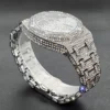 Luxury Diamond Watch for Men Fashion Silver Stainless Steel Hip Hop Bling Watches High Quality Iced Out Waterproof Clock Gift - Image 3