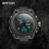 SANDA G style Men Watches Military Sports Quartz Electronic Watch Waterproof Double Display Digital Wristwatch Relogio Masculino - Image 4