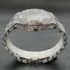 Luxury Diamond Watch for Men Fashion Silver Stainless Steel Hip Hop Bling Watches High Quality Iced Out Waterproof Clock Gift - Image 4