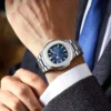 POEDAGAR Luxury Man Wristwatch Military Square Men Watches Waterproof Luminous Date Stainless Steel Men's Quartz Watch for Male - Image 6