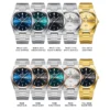 BINBOND Fashion New Men Business Watch Leisure Quartz Stainless Steel Buckle Watches Waterproof Luminous Calendar Men's Watches - Image 6