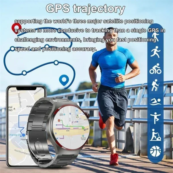 Xiaomi Watch 4 PRO Smart Watch For GT4 Pro AMOLED HD Screen Bluetooth Call GPS NFC Heart rate Sports SmartWatch Man 2024 New - Image 4