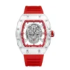 2024 New Quartz Men’s Wristwatch Fashion Trend Non-mechanical Waterproof Male Watch Luminous Transparent Ghost Head Watches - Image 4