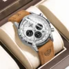 NIBOSI Men Watch Luxury Sports Waterproof Leather Men's Watches Clock Chronograph Luminous Date Man Wristwatch Relogio Masculino