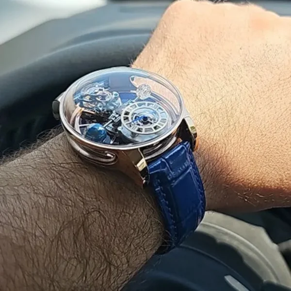 Montre Mens Watches Top Brand Luxury Jacob&Co Astronomia Solar Watch Jewellery Show Basel World Quartz Watch Relogio Masculino - Image 4