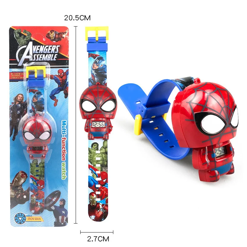 Disney Spiderman Children's Watches Robot Electronic Watch Student Boy Girl Digital Clock Kids Toys Baby School Birthday Gift - Image 3