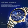 NIBOSI Quartz Watch For Men Sports Top Luxury Male Waterproof Luminous Stainless Steel Date Week Men's Watches Relogio Masculino - Image 2