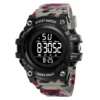 YIKAZE Men's Sport Watch Camouflage Multifunction Waterproof Men sports Watches LED Digital Wristwatch for man Kids Student Gift - Image 2