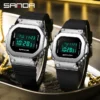 SANDA New Luxury LED Electronic Digital Watch Fashion Casual Women's Watches Ladies Clock Male Wristwatch Relogio Feminino 2126