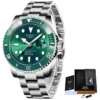 LIGE Top Brand Luxury Fashion Diver Watch Men 30ATM Waterproof Date Clock Sport Watches Mens Quartz Wristwatch Relogio Masculino - Image 6
