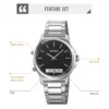 SKMEI 2120 Clock reloj hombre 3 Time Back Light Display Digital Chrono Watch Sport Watches Mens Waterproof Alarm Wristwatches - Image 5
