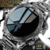 2024 For Xiaomi Outdoor Military Flashlight GPS Smart Watch Man AMOLED HD Screen Heart Rate BT Call 5ATM Waterproof Smartwatches