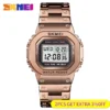 SKMEI 3Bar Waterpoof Alarm Clock Alloy Case Digital Men Watches reloj hombre Fashion Sport Watch Men Digital Watches 1456 - Image 2