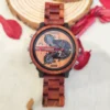 Big Face Wrist Watches Men Large wood Watch Man Fashion Men's Quartz Wristwatches Strap Dress Dual Clock Wooden Watch for Men - Image 3