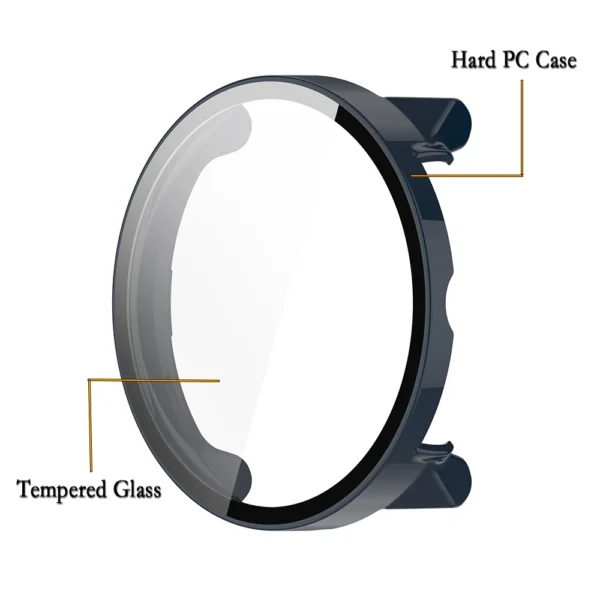 For Suunto Race Full Coverage Watch Case PC Hard Cover With High-quality Tempered Glass Screen Protector Film Watch Protection - Image 2