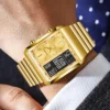 LIGE Original Luxury Man Electronic Wristwatch Casual Stainless Waterproof Luminous Dual Display Quartz Digital Watches for Men - Image 6