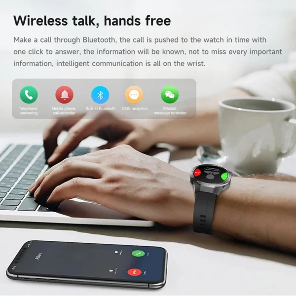 New For HUAWEI Watch GT 5 Pro Sports Smart Watches Mens GPS Track Compass Altimeter Waterproof Bluetooth Call NFC Smart Bracelet - Image 4