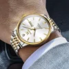OLEVS Luxury Top Brand Men's Quartz Watches Classic Original Watch for Men Business Fashion Waterproof Gold Men's Wristwatch+Box - Image 4