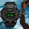 YIKAZE Y12 Men's Sports Watch Waterproof Luminous Men Sport Watch Multifunction Digital Electronic Wristwatch Clock for Boy Kids - Image 3