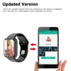 D20Pro Smart Watch Men Women Fitness Tracker Watch Sport Heart Rate Blood Pressure Monitor Waterproof Smartwatch for Android IOS - Image 5