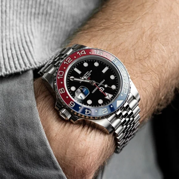 PAGANI DESIGN V3 Version GMT Watches Men's Luxury Sapphire Automatic Mechanical Watch 40MM Stainless Steel Waterproof Watch - Image 4