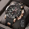 LIGE Top Brand Luxury Quartz Man Watch Fashion Casual Sport Silicone Strap Clock Personality Waterproof Luminous Watches for Men - Image 6