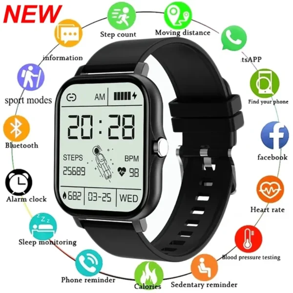 Y13 Smart Watches Smartclock Smartwatch Full Touch Sport Fitness Tracker Bluetooth Call Women For Android Ios IPhone Xiaomi D18