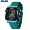 NEW Sports Watches Fashion Men Watches 50m Waterproof Rectangle LED 8108 Big Dial Display Digital Watches LED Wristwatches Men