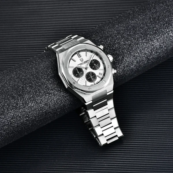 PAGANI DESIGN 2024 Fashion Sports Men's Quartz Watch PD1707 VK63 Stainless Steel Sapphire Waterproof Chronograph watches for men - Image 4