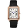 New Luxury Fashion Square Men's Watches Brand for Men Quartz Wristwatch Classic Business Simple Leather Band Relogio Feminino - Image 6