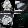 OLEVS Men's Watches Classic Busniess Multifunctional Calendar Watch for Man Waterproof Luminous Automatic Flywheel Mechanical - Image 5