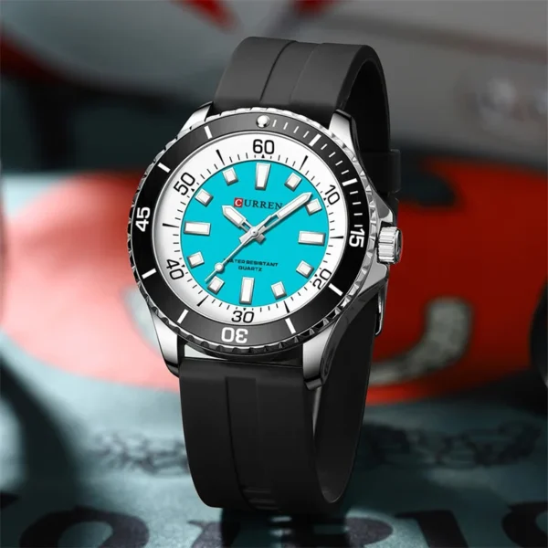 Curren 8448 Male reloj hombre lujo alta gama quartz Wristwatch Sport Waterproof Simple Men's Watch Luminous часы мужские - Image 6