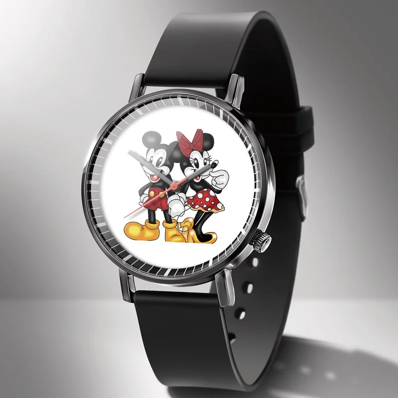 Disney Mickey Minnie Mouse Girl Boy Children's Kids Watch Women Cute Male Female Couple Wrist Watches Birthday Gifts - Image 4