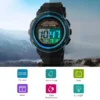 Skmei Men Solar PU Strap Wristwatches Mens Chronograph Alarm 5Bar Waterproof Digital Watch Reloj Hombre Outdoor Sport Watch 1096 - Image 4