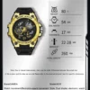 SANDA 9020 Trend Outdoor Luminous Alarm Clock Waterproof Shockproof Men Watch Men's Watch Electric Watch Multi-Function Fashion - Image 5