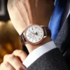 Fashion Luxury Wristwatch For Men Luminous Chronograph Date Man Watch Leather Men's Quartz Watches Sports Male Clock - Image 3