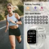 Jxrev Smart Watch, 1.85" Sports Watch for IP68 Waterproof, 110+ Sport Modes, Fitness Activity Tracker, Ultra Thin Watch. - Image 3