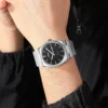 SKMEI 9288 Mens Waterproof Business Wristwatches Man reloj hombre Casual Quartz Clock Male Full Steel Time Week Sports Watch - Image 4