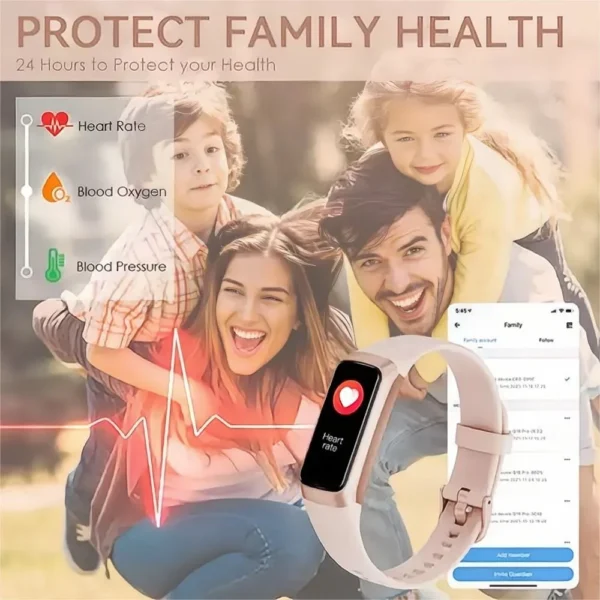 Xiaomi Mijia Smart Bracelet Women Female Color Screen Sports Heart Rate Blood Oxygen Health Sleep Multi-sport Mode Smartwatch - Image 4