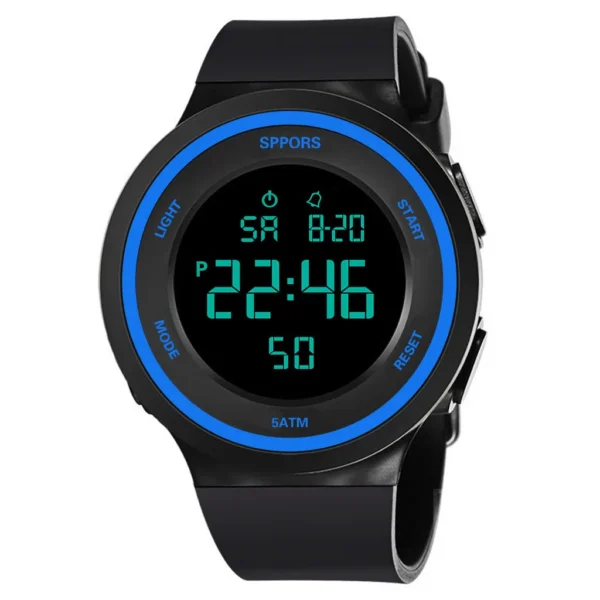 Luminous Watches Mens Electronic Watch Waterproof Swim Outdoor Sport Wristwatch Silicone Fashion Hours Relojes - Image 4