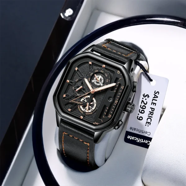 POEDAGAR Fashion Quartz Men Watches Top Brand Waterproof Luminous Chronograph Sports Watch Relogio Masculino reloj High Quality - Image 2