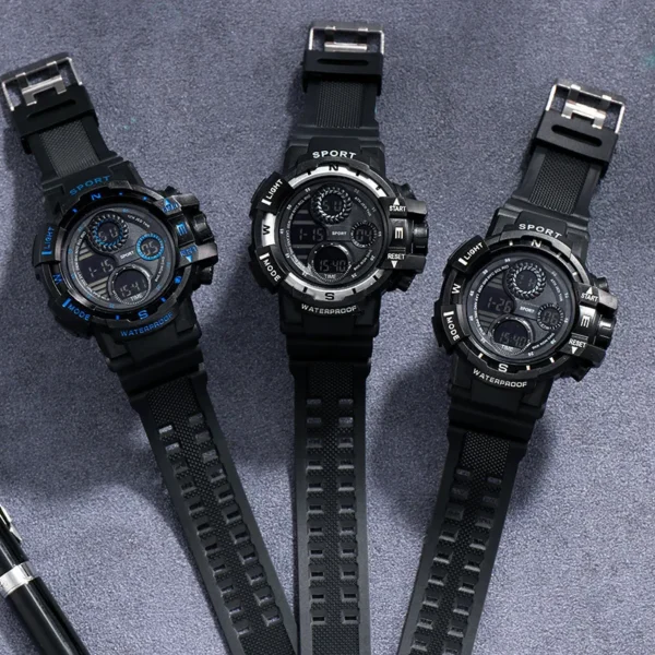 Military Digital Watch for Men Outdoor Men's Sports Watches Clock Waterproof Luminous Chronograph Student Electronic Wristwatch - Image 4
